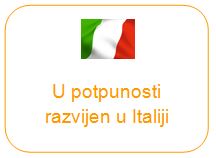 U potpunosti razvijen u Italiji
